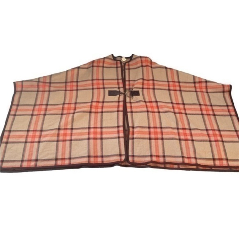 Vintage A Norma Di Legge wool blend plaid cape | Sz XXL​